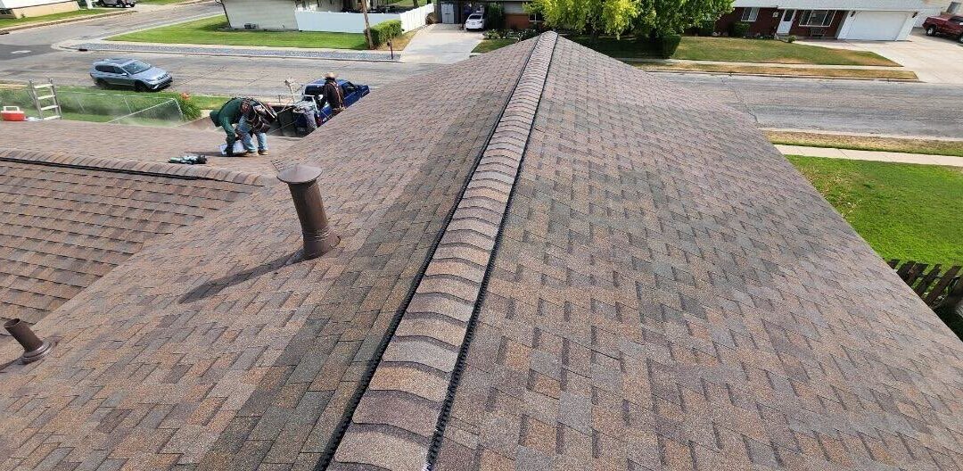 New Roof Installation Completed on a Home in Kaysville, UT.