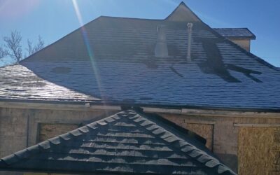 Landmark Moiré Black Roof Re-Cover, Castle Dale, Utah.